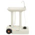 Lavabo para camping con depósito de agua con ruedas