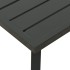 Juego de muebles de jardín 2 piezas acero gris