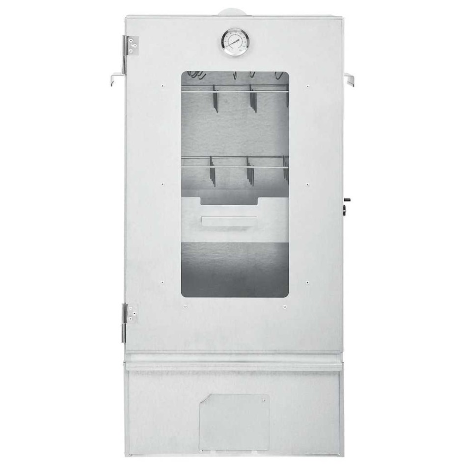 Horno ahumador de barbacoa con mesa acero