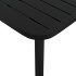 Juego de comedor de jardín 5 piezas acero gris