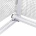 Invernadero con estructura de acero blanco 20 m² 5x4x2,3