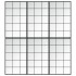 Espejos de pared 6 uds metal negro 100x60