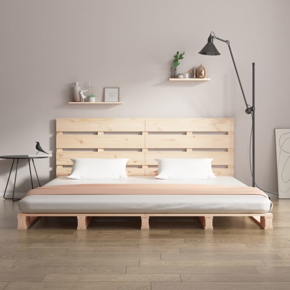 Estructura de cama madera maciza de pino 120x190
