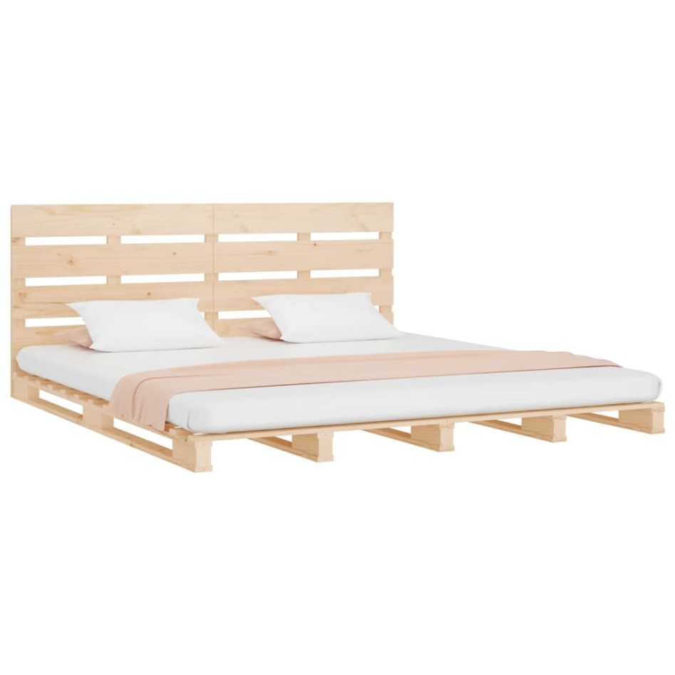 Estructura de cama madera maciza de pino 120x190
