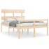 Cama de matrimonio personas mayores con cabecero madera