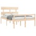 Cama de matrimonio personas mayores con cabecero madera