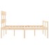 Cama de matrimonio personas mayores con cabecero madera