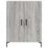 Aparador alto madera contrachapada gris sonoma 69,5x34x180