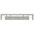 Mueble de TV con luces LED gris hormigón 230x36,5x40