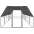 Jaula gallinero de exterior de acero galvanizado 3x12x2