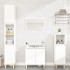 Juego de muebles de baño 3 pzas madera contrachapada