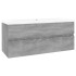 Mueble de baño con lavabo madera contrachapada gris