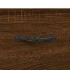 Aparador alto madera contrachapada marrón roble 69,5x34x180