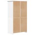 Armario BODO madera maciza de pino blanco 99x53,5x173