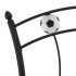 Estructura de cama sin colchón metal negro 90x200