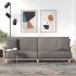 Sofá cama con reposabrazos tela gris