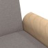 Sofá cama con reposabrazos tela gris