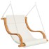 Silla columpio sin estructura con cojín madera