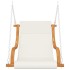 Silla columpio sin estructura con cojín madera