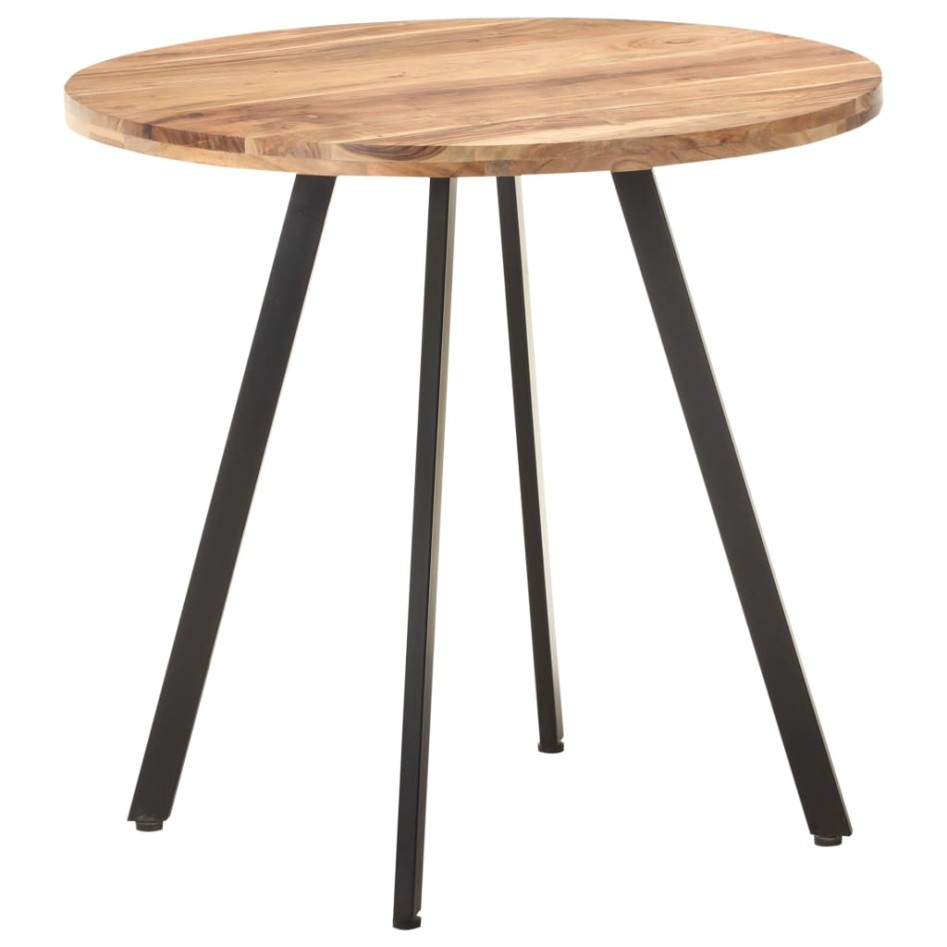 Mesa de comedor de madera maciza de acacia 80