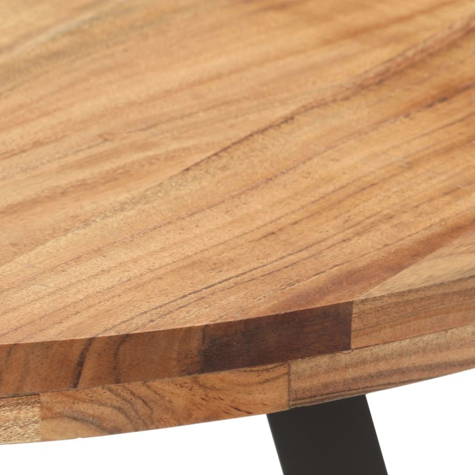 Mesa de comedor de madera maciza de acacia 80