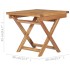 Mesa y sillas plegables para balcón 3 pzas madera maciza