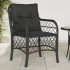 Sillones de jardín con cojines 2 uds ratán sintético