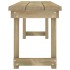 Set de comedor para jardín 3 pzas madera maciza pino