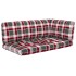 Muebles de palets 4 pzas y cojines madera pino
