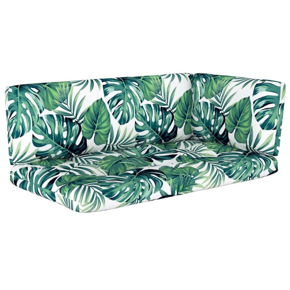 Muebles de palets 6 pzas y cojines madera pino