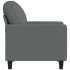 Sillón de tela gris oscuro 60