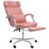 Silla de oficina reclinable cuero sintético