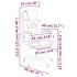Silla de oficina reclinable cuero sintético