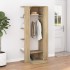 Muebles de recibidor 2 uds madera contrachapada roble