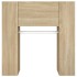 Muebles de recibidor 2 uds madera contrachapada roble