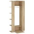 Muebles de recibidor 2 uds madera contrachapada roble