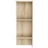 Muebles de recibidor 2 uds madera contrachapada roble