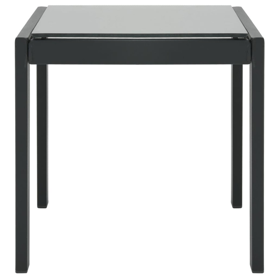 Tumbonas con mesa 2 unidades textilene y