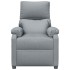 Sillón de masaje eléctrico tela gris