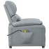 Sillón de masaje eléctrico tela gris