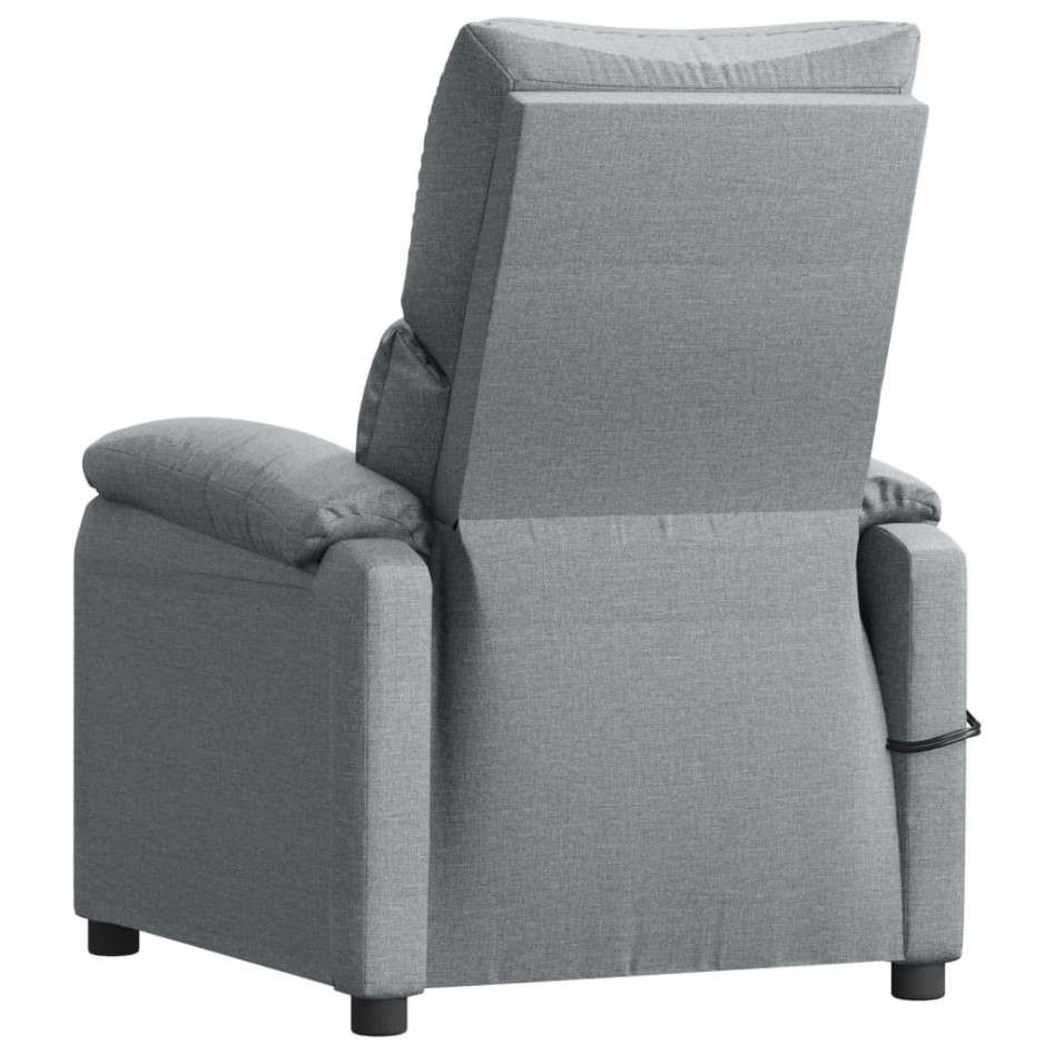 Sillón de masaje eléctrico tela gris