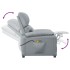 Sillón de masaje eléctrico tela gris