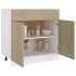 Armario inferior cajón madera ingeniería roble 80x46x81,5