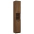 Armario de baño contrachapada marrón roble 32x34x188,5