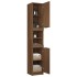 Armario de baño contrachapada marrón roble 32x34x188,5