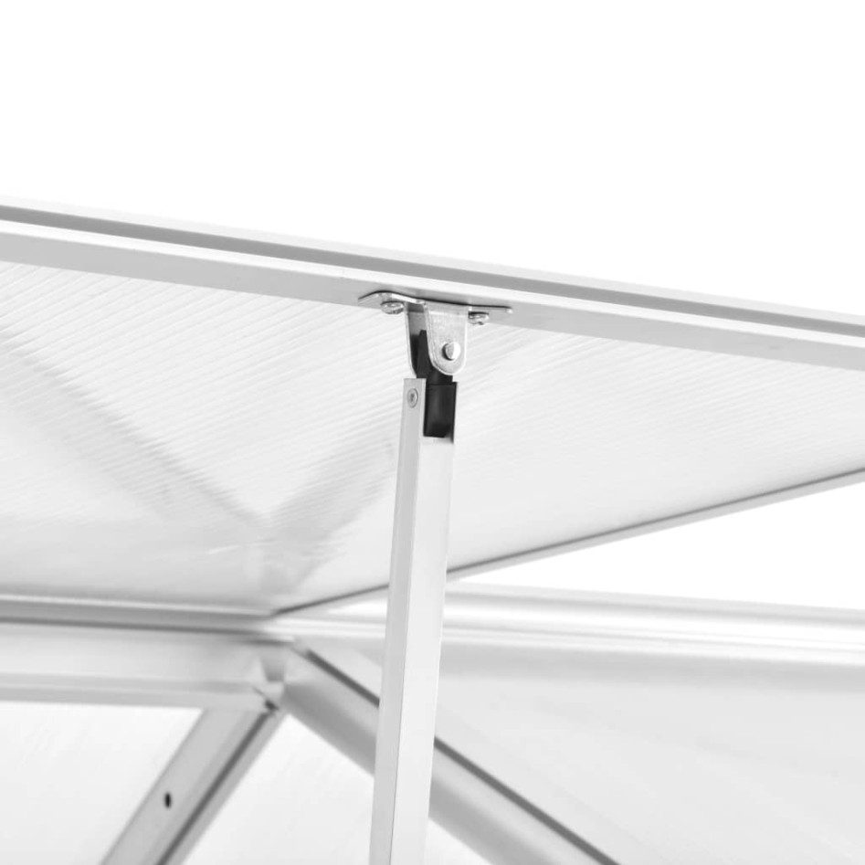 Invernadero de aluminio 302x190x195 cm 11,19