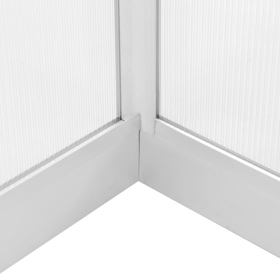 Invernadero de aluminio 302x190x195 cm 11,19