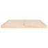 Estructura de cama sin colchón madera maciza de pino 160x200