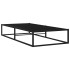 Estructura de cama sin colchón metal negro 100x200