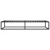 Estructura de cama sin colchón metal negro 100x200